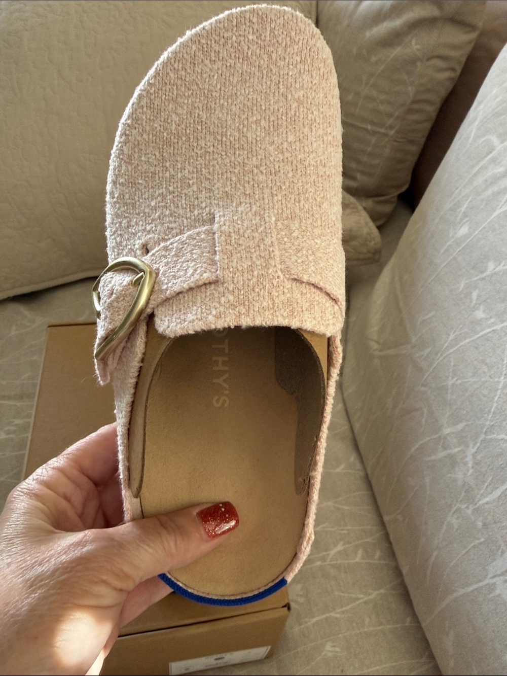 Rothy’s Buckle Clog in Ballerina Boucle Size 7 NWT - Picture 3 of 9